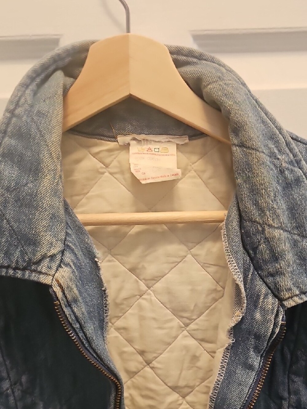 Vintage Denim Cotton Vest - Picture 5 of 9
